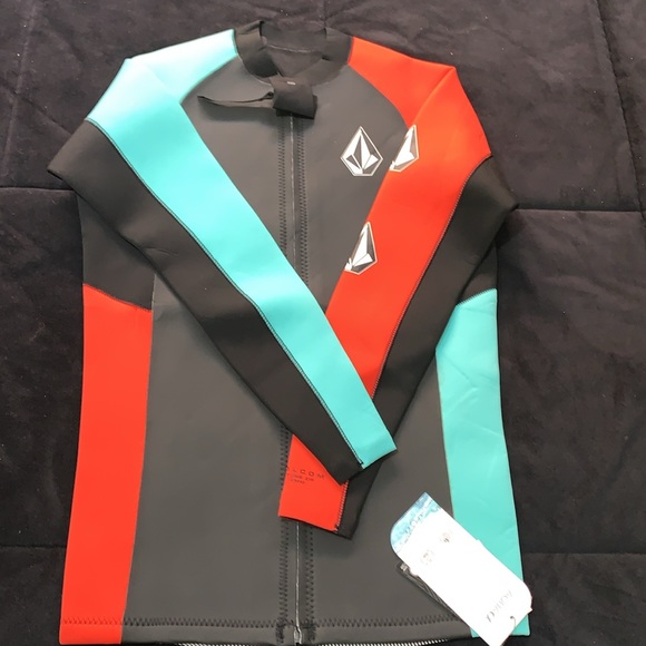 Volcom 2mm Men's STONE Front Zip Wetsuit Jacket - Picture 5 of 6